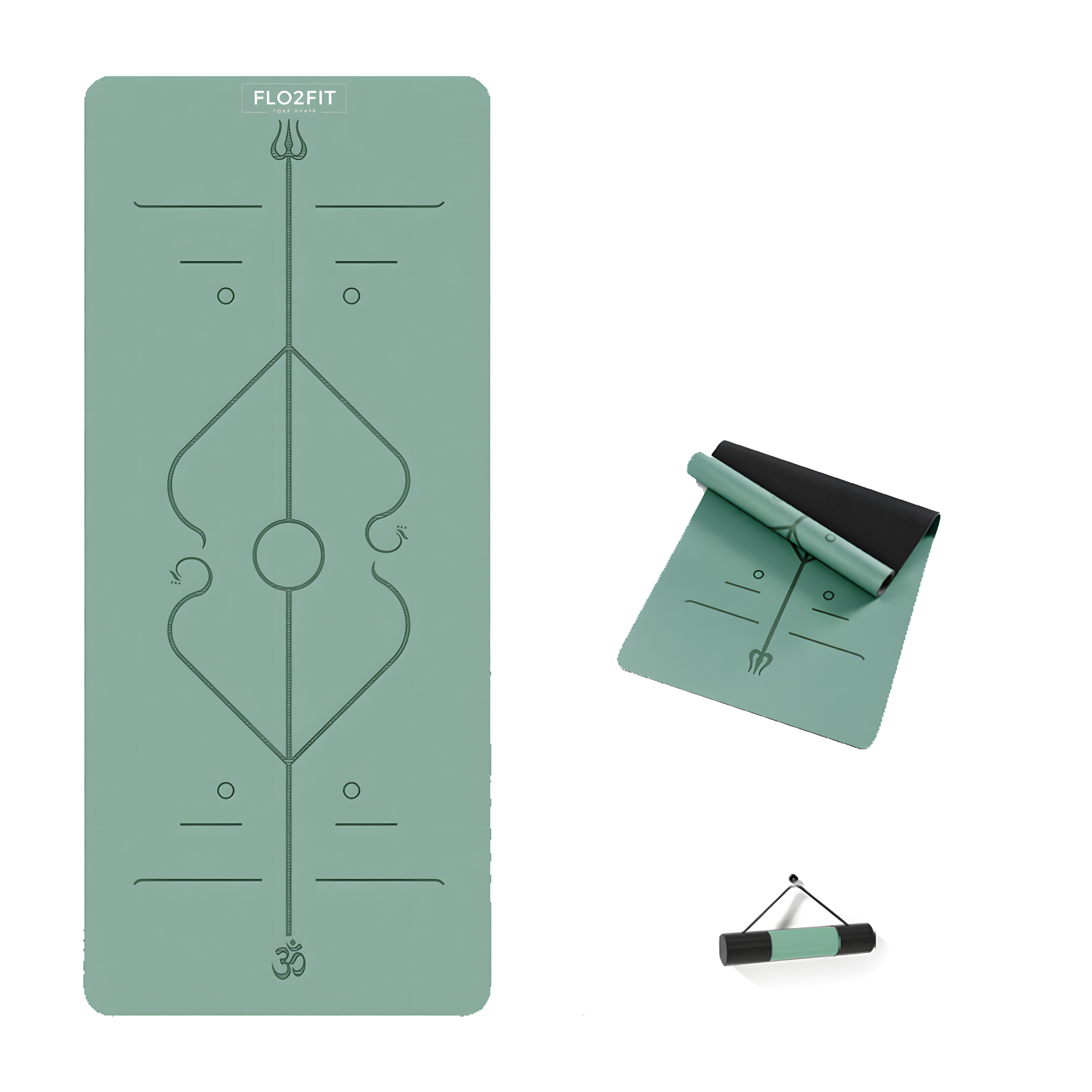 Flo2Fit CocoPU Mat (Pose Alignment Pattern)