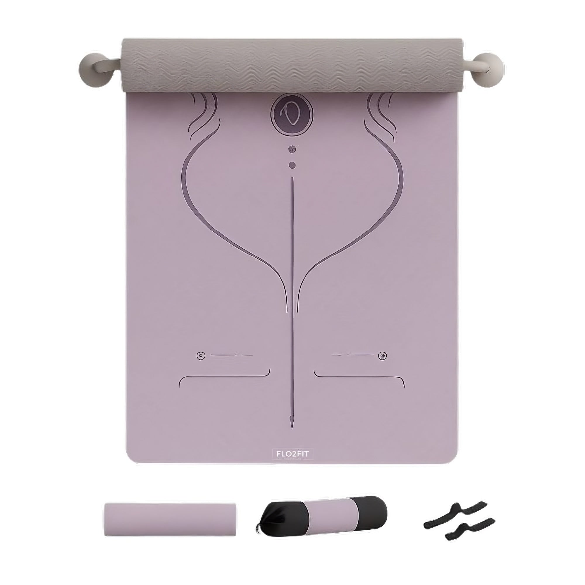 Flo2Fit Zen Mat (Pose Alignment Pattern)